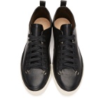 Feit Black Hand Sewn Low Sneakers