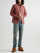 RRL - Checked Cotton Shirt - Red