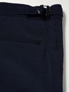 Richard James - Active Straight-Leg Wool-Blend Seersucker Suit Trousers - Blue