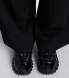 Moncler Trailgrip Puffer leather-trimmed sneakers