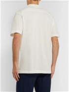 Hamilton And Hare - Camp-Collar Cotton-Piqué Shirt - White