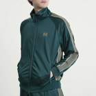 Needles Men's Poly Jacquard Track Jacket in Green
