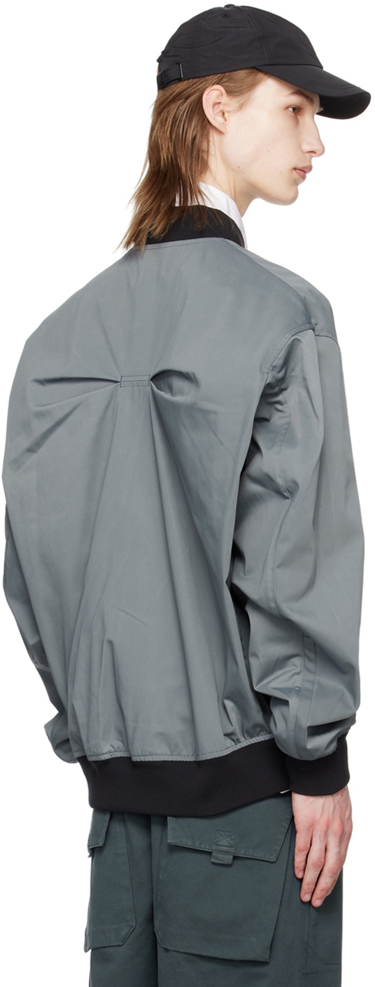 A-COLD-WALL* Gray Cinch Bomber Jacket