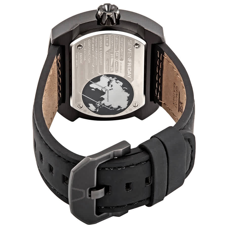 SevenFriday Q-Series Black Dial Automatic Mens Watch Q3/05