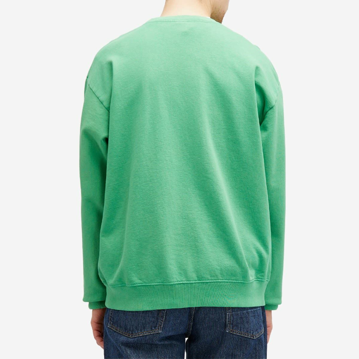 Sporty & Rich Men's 1800 Health Sweatshirt in Verde/White