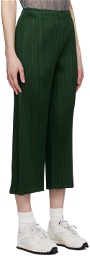 PLEATS PLEASE ISSEY MIYAKE Green Monthly Colors March Trousers