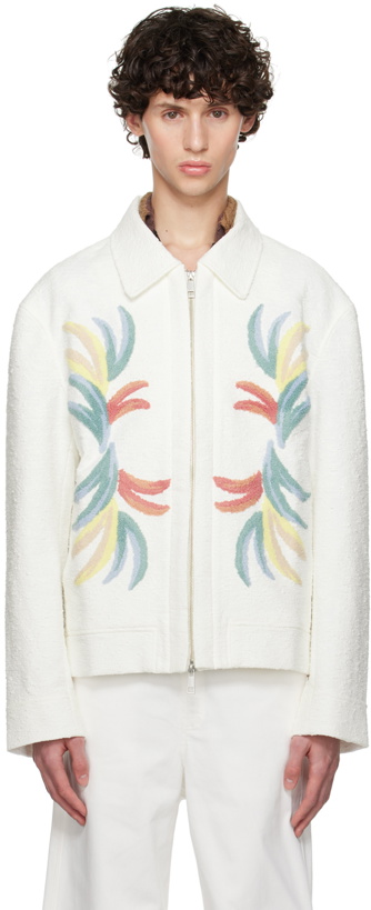 Photo: COMMAS White Appliqué Jacket