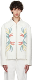 COMMAS White Appliqué Jacket