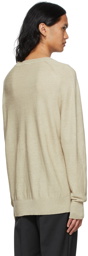 Hugo Beige Linen Sweater