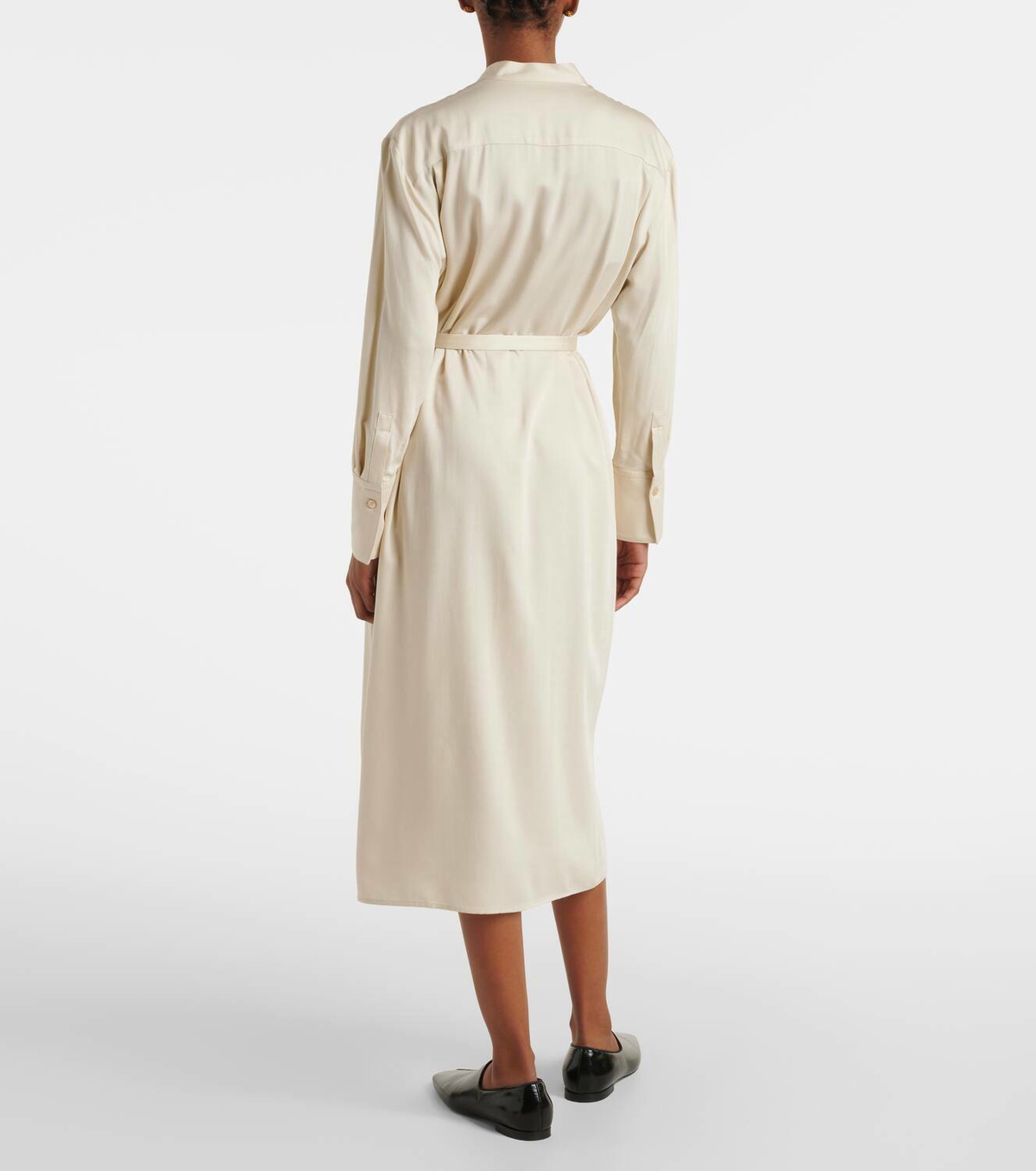 Joseph Rosan belted midi dress