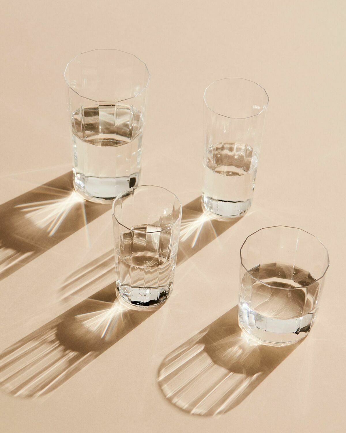 HAY Angle Glass-Set of 4 Tall Mens Home deco/Kitchen- & Tableware