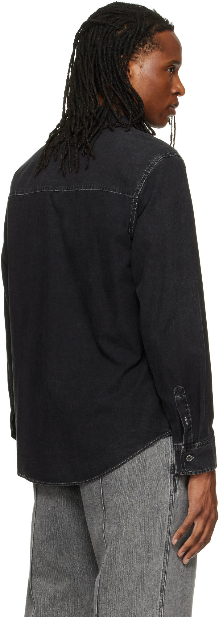 Isabel Marant Black Viken Denim Shirt