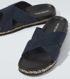 Frescobol Carioca Breno suede espadrille sandals