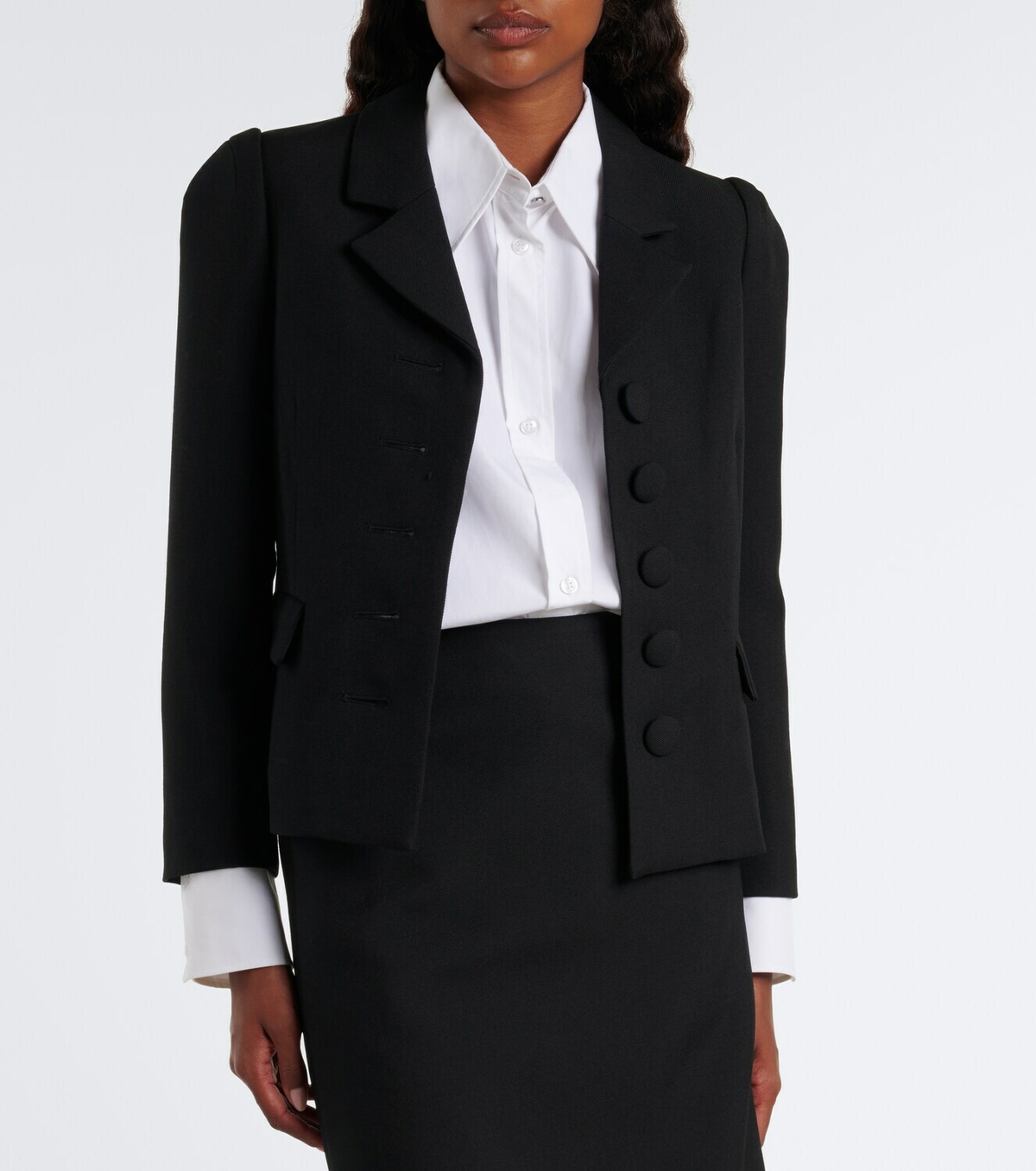 Shushu/Tong Wool and silk jacket