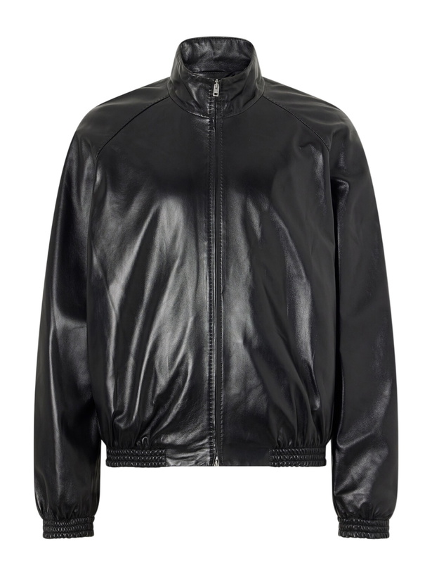 Photo: Acne Studios - Lokot Leather Jacket - Black