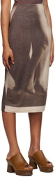 ELLISS SSENSE Exclusive Brown Maxi Skirt