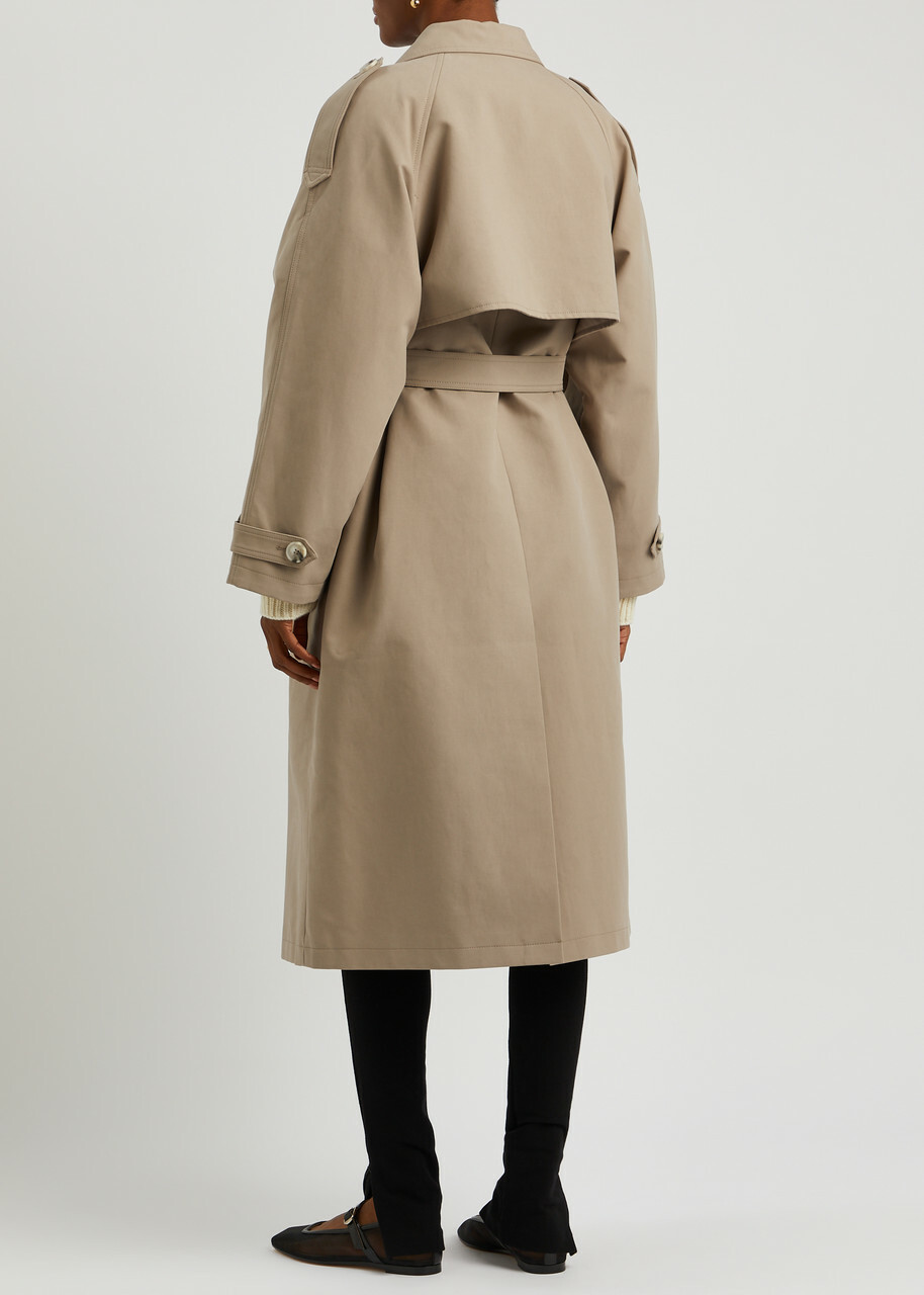 Meotine Bobby Cotton Trench Coat Beige