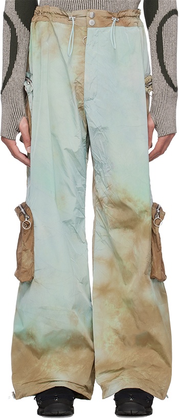 Photo: Charlie Constantinou Green Multi Pocket Cargo Pants