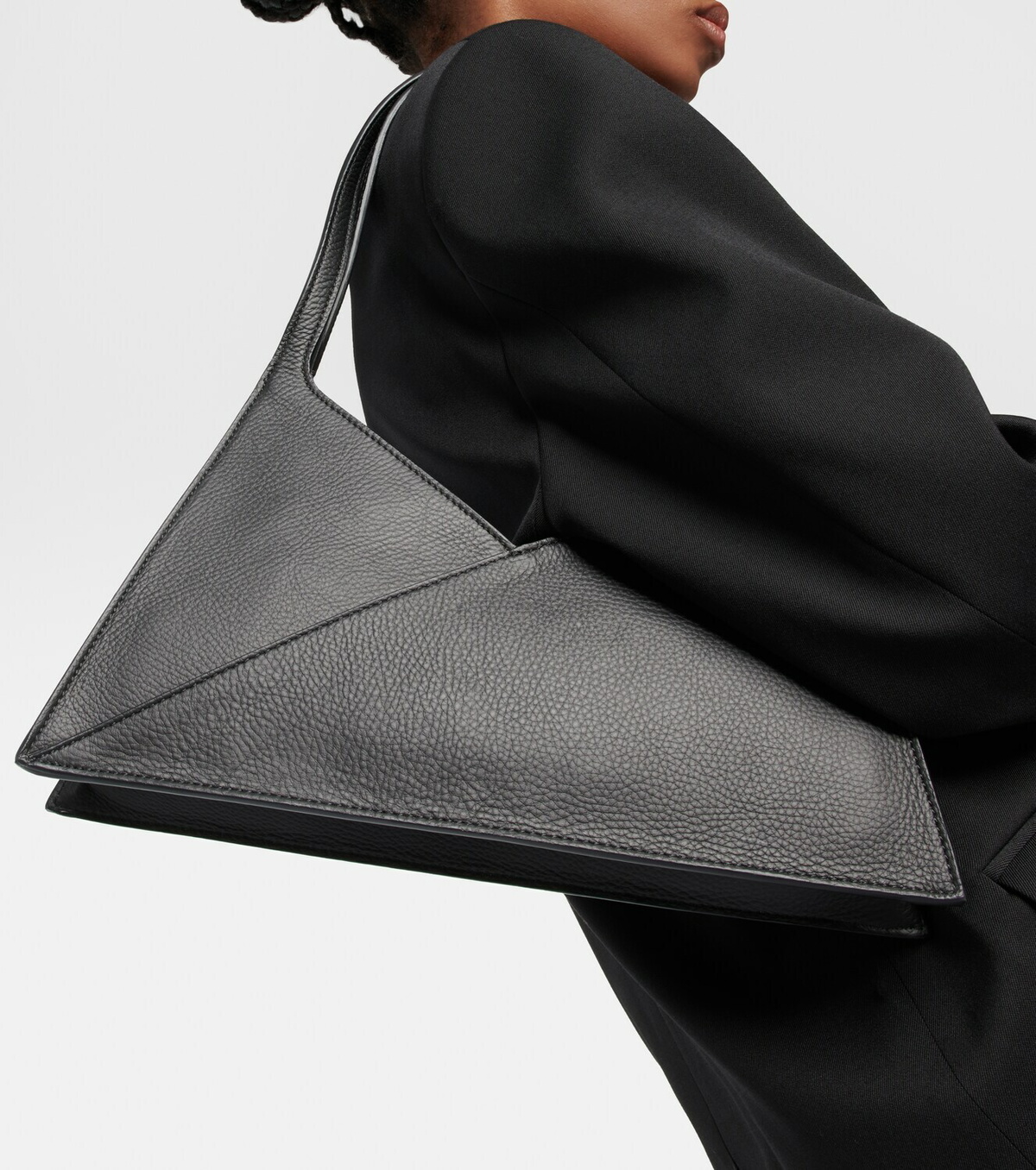 MM6 Maison Margiela Accordion Small leather shoulder bag MM6