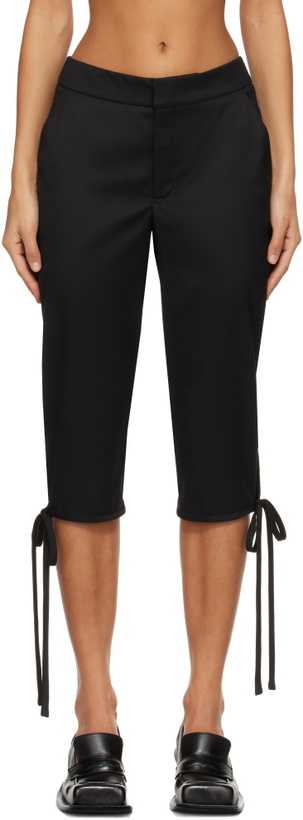 Photo: FIDAN NOVRUZOVA Black Ira Capri Trousers