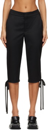FIDAN NOVRUZOVA Black Ira Capri Trousers
