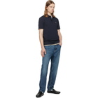BOSS Navy Paddy Cotton Piqué Polo
