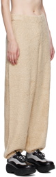 OPEN YY Beige Woolly Lounge Pants