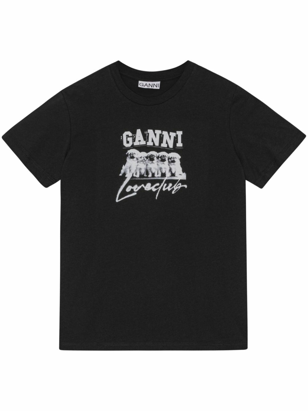 Ganni Ganni Rabbit organic cotton t-shirt
