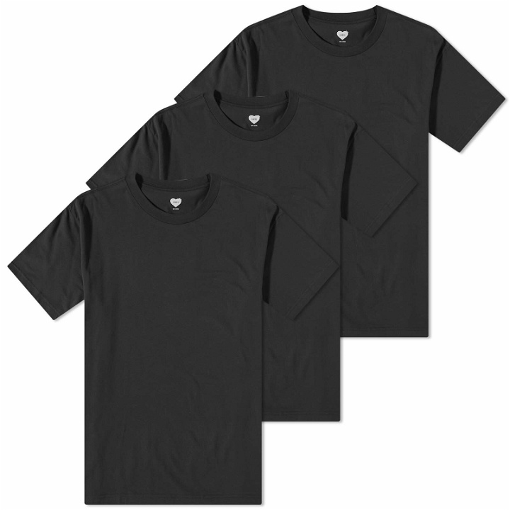Photo: Human Made Men's 3 Pack T-Shirt in Black