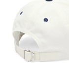 AMI Paris Men's Bicolor Cap in Encre/Blanc Creme 