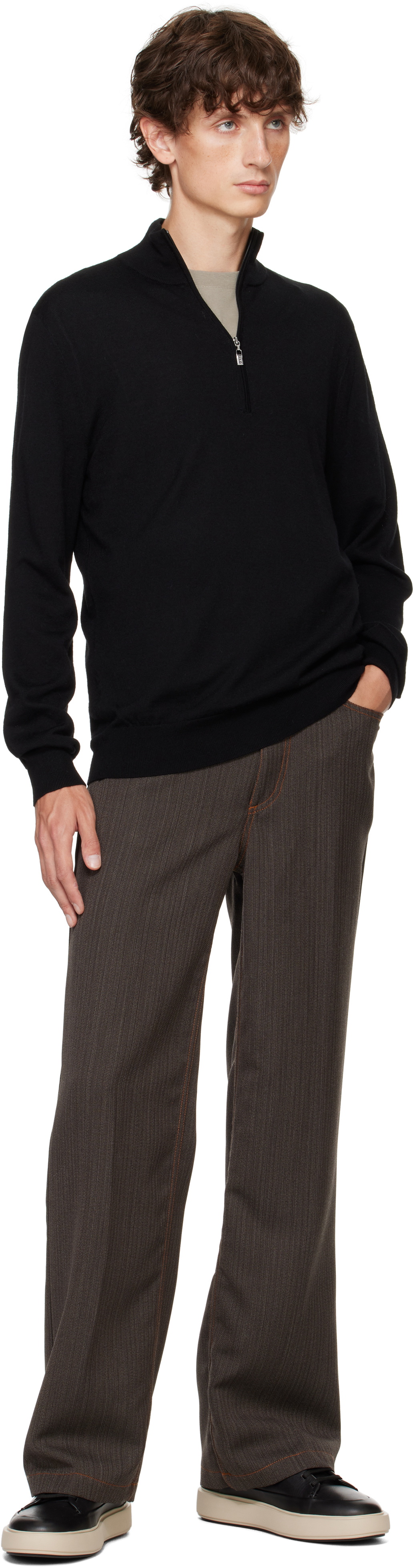 Tiger of Sweden Black Erroll Sweater
