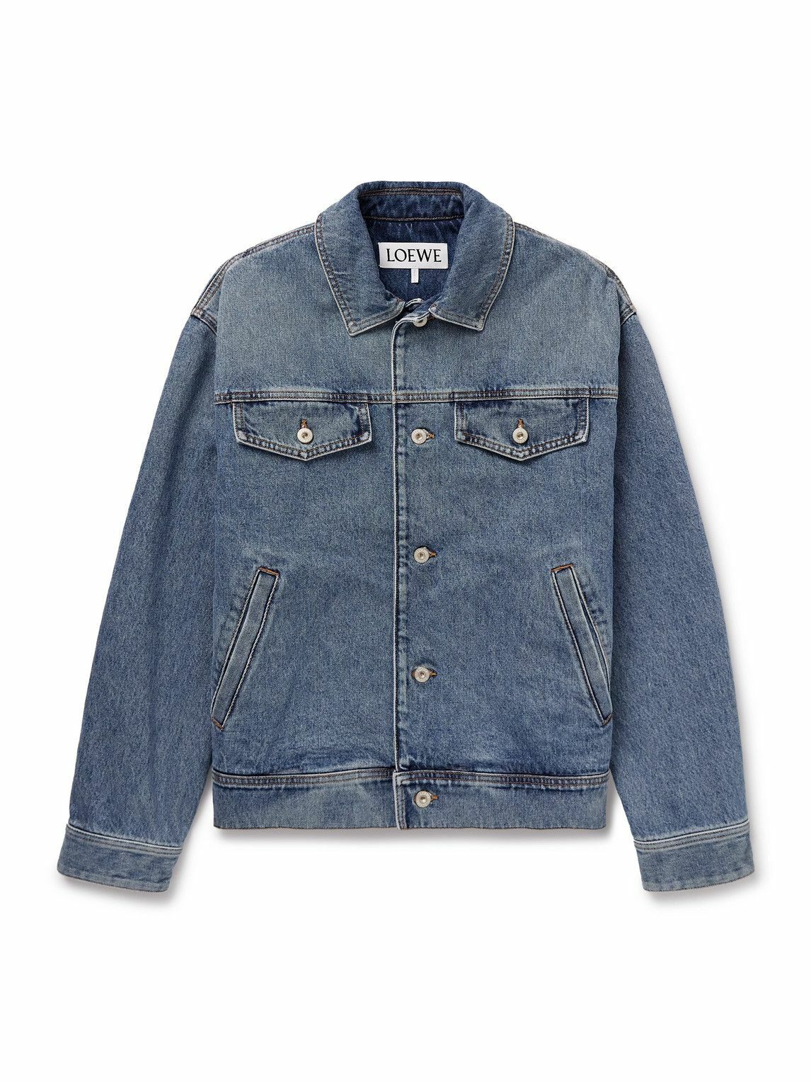 お歳暮 時期 LA Denim Edition Price Ken Blue Loewe Overshirt Loewe Jacket トップス