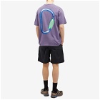 Gramicci Men's Carabiner T-Shirt in Purple Pigment