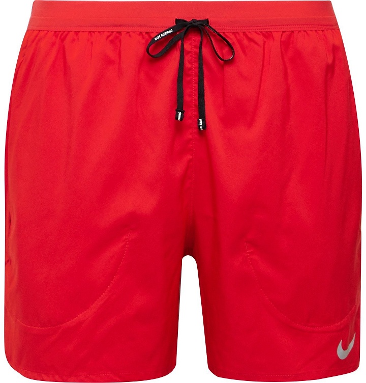 Photo: Nike Running - Flex Stride Slim-Fit Dri-FIT Shorts - Red