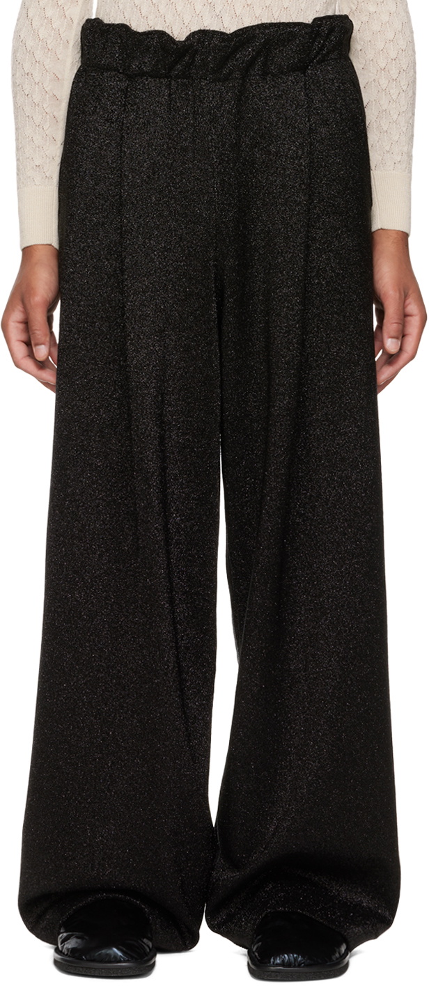 Dries Van Noten Black Hatomo Lounge Pants Dries Van Noten