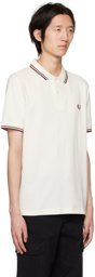 Fred Perry Off-White Twin Tipped Polo