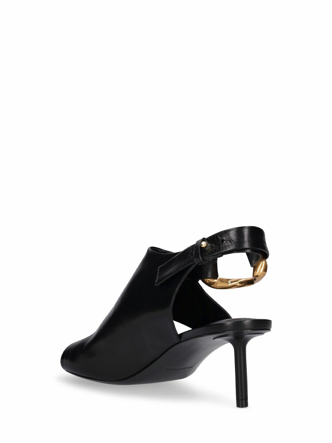 【Jil Sander】BIG SALE★Leather round ring サンダル 60mm JIL SANDER - 60mm Leather Round Ring Sandals Jil Sander