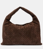 Bottega Veneta Hop Intrecciato Small suede tote bag
