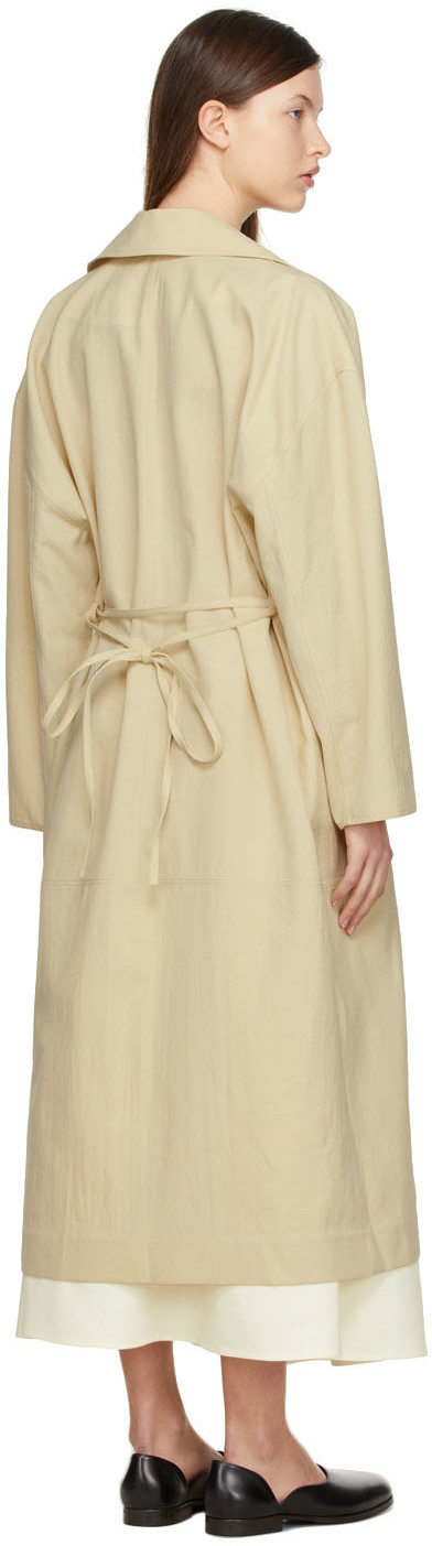 GIA STUDIOS Beige Polyester Trench Coat