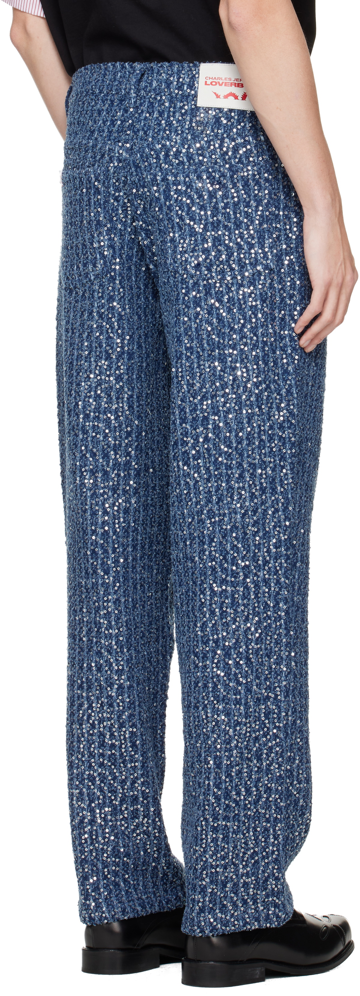 Charles Jeffrey LOVERBOY Blue Art Jeans