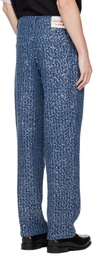 Charles Jeffrey LOVERBOY Blue Art Jeans