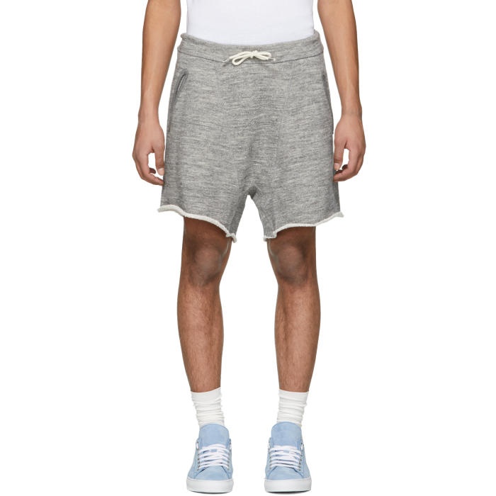 Photo: Dsquared2 Grey Super Over Fit Shorts