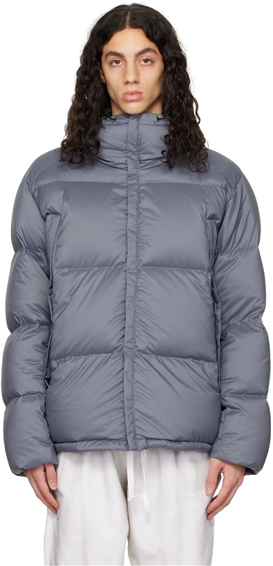 Photo: Snow Peak Gray Quilted Down Jacket