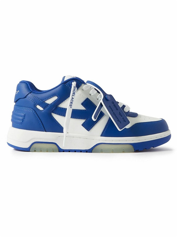 Photo: Off-White - Out of Office Leather Sneakers - Blue