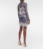 Missoni Zig-zag crystal-embellished cardigan