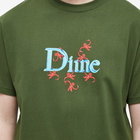 Dime Men's Classic Monke T-Shirt in Dark Olive