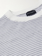 Club Monaco - Striped Cotton Sweater - White