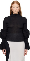 ISSEY MIYAKE Black Assemblage Branch Sweater