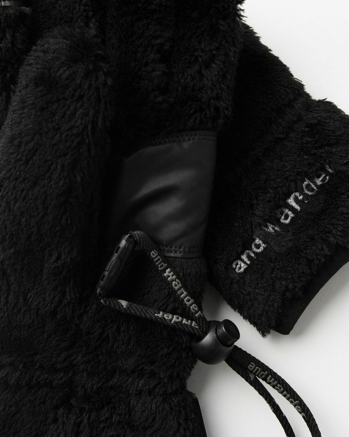 And Wander High Loft Fleece Glove Black Gloves