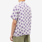 Needles Men's Floral Jacquard One Up Vacation Shirt in Off White